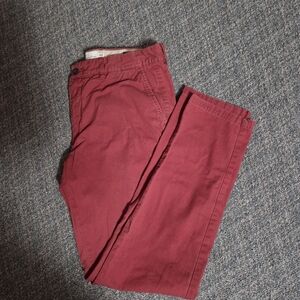 H&M Men's Burgundy Chinos